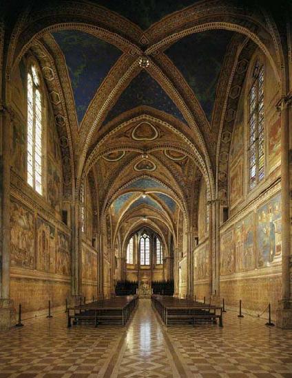 GIOTTO di Bondone View of the interior oil painting picture